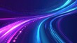 © vectorwin - Abstract speed light trails on dark background
