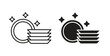 © Bell - Clean dishes icon Isolated flat vector in outline collection on white background