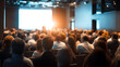 © iPhoto - Conference audience presentation seminar business event convention hall