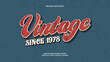 © reino - Vintage Since 1978 Editable Text Effect