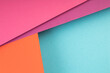 © lana_u - Colorful of soft pink and green paper background. Copy space for text. Top view.