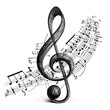 © zchris22 - Musica. Chiave di violino e note.