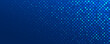 © vika_k - Neon blue triangle texture. Glowing arrow geometric wallpaper. Tech triangular mosaic pattern background. Fading shiny arrow gradient for science poster, healthcare banner, business booklet. Vector