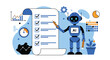 © Niazi  studio - Ai automation checklist task management robot technology concept