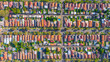 © Elias Bitar - Aerial Panorama Drone View of a inner western Sydney Suburb of Ashbury Urban Sprawl and the terracotta roof tops streets and trees of Suburban Sydney  NSW Australia