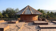 © Raj - India, Bihar, Rajgir, View of Maniyar Math , the Ancient Circular Brick Monument, dedicated to Naga Salibadra.
