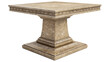 © vectyx2 - Ornate stone pedestal table with decorative carvings, isolated on transparent background