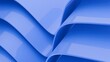 © MaxFrost - Abstract wavy curved 3d render. Blue soft layers of plastic with lines, folds, ruffles. Modern wallpaper, texture pattern.