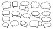 © UMMI - Collection of Hand-Drawn Speech Bubbles for Creative Communication.