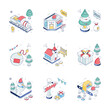 © CreativeStudio - Take your hands on this amazing christmas illustrations in modern style