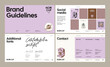 © iStarDesign - Brand identity guideline template for developing a cohesive visual identity for a coffee brand, pastry, bakery, restaurant, or cafe.