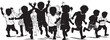 © GraphicGrove - Illustration of Running Children Having Fun Group Kids Playing Together