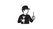 © azmy99 - Minimalistic repair technician silhouette