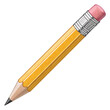 © Faizan - Classic wooden No.2 pencil, sharpened graphite tip, yellow paint, pink eraser, isolated on transparent background