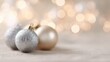 © Chandlerlikes - Christmas and New Year 2026 decorations with bokeh lights, festive flat lay