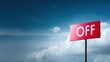 © Chandlerlikes - Day Off sign in sky background, concept illustration, freedom and leisure