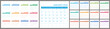 © Sylfida - Calendar and planner 2026 year, schedule month calender, European organizer template. Week starts on Monday. Business personal page. Modern simple dairy. Vector illustration