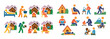 © Crispline Design - Mountain Cabin Icon Set