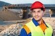 © BillionPhotos.com - Portrait worker adult engineer in quarry for mining survey