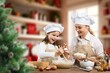 © BillionPhotos.com - Happy smile family in the kitchen cooking cake