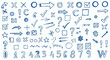 © Kaito - Collection of hand-drawn vector graphics Check marks, arrows, questions, and more for design elements