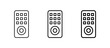 © Maryam - Remote Control Icon showing a simple wireless device and signal symbol for electronics and smart home use, with stroke, filled and colored icon vector illustration for UI/UX.