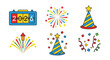 © Aziz - Celebrate 2026 with festive party hats and colorful fireworks!