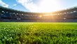 © Edi - Stadium View from Field Level with Vibrant Green Grass