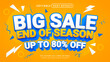 © hiznysyahril - Big sale end of season 3d editable text effect template