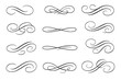 © icon_art - Decorative calligraphic dividers and elegant text flourishes for vintage design