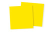 © ShafiqGFX - Yellow sticky note paper sheets with shadow isolated on white or transparent background, png