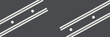© usman - Two gray sections with white lines and circles diagonally on a gray background in a simple graphic style