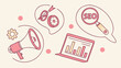 © Zia  - Illustration of search engine optimization and digital marketing strategy
