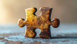 © hardvicore - Single puzzle piece against neutral backdrop, concept of problem-solving and strategic thinking.