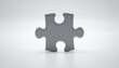 © hardvicore - Single puzzle piece against neutral backdrop, concept of problem-solving and strategic thinking.