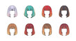 © Chimoetya_images - Colorful Wig Collection A Variety of Styles and Colors 3.