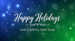© SUKANTO IMAGE  - Happy holidays and a joyful new year greeting with sparkling lights