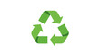 © Enggin - Green Recycling Symbol on White Background Sustainable Icon green energy