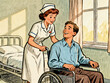 © REDMIXX - disabled man in wheelchair
