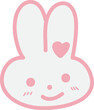 © 율린 이 - 귀여운 토끼얼굴