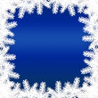 © Іванна Поліщук - PrintElegant vector greeting square card design featuring glowing blue gradient background White pine branches Perfect for winter holiday cards invitations, adding custom text festive graphics. Copy s