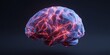 © BYAI - High-tech brain with glowing neural connections in a dark background showcasing advanced technology and neural science concepts