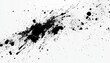 © Margarita - energetic diagonal black ink splatter and scattered droplets on white background conveying chaotic dynamic motion
