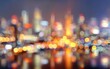 © Donna - Consulting with blurred city abstract lights background. High quality. High quality. High quality