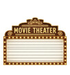 © Saim Art - Movie theater marquee sign with blank marquee transparent background cutout png