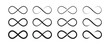 © Ankit - Infinity loop flat icon set in different styles. Vector illustration