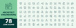 © icogrid - Set of Architecture line icon. It contains symbols to blueprint, plan, home, design, drawing and more. Icons for UI designs. Architectural related icon set. Pictogram and infographic.