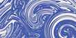 © fathor - Blue wavy lines abstract background. Trendy psychedelic retro style backdrop. Waves, swirl and twirl pattern. Twisted distorted vector texture.