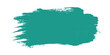 © Pixel Park - Teal green distressed paint brush stroke texture with rough edges and white background vector