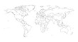 © Alis - Detailed world map outline displaying political borders for geographical analysis and exploration